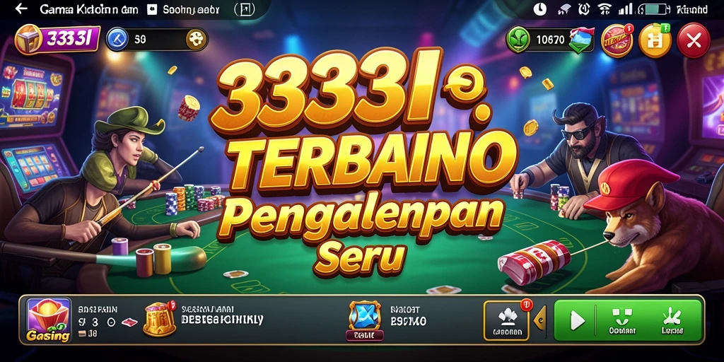 Tampilan gameplay Kasino yang seru dan mengasyikkan di 333I.