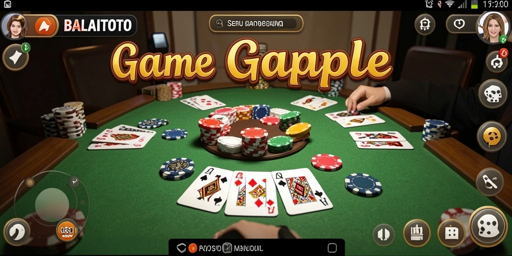 Tampilan gameplay Gaple yang menarik di BALAITOTO.
