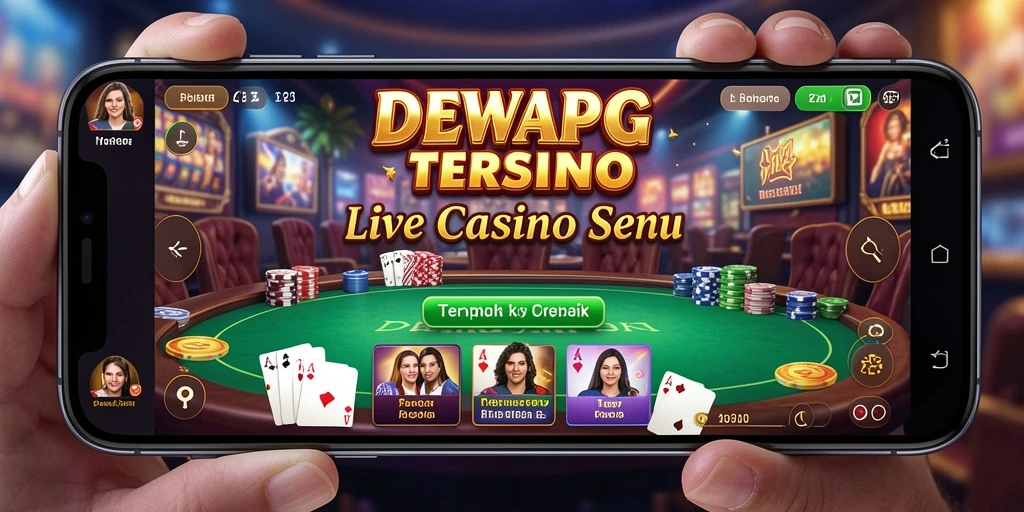 Tampilan screenshot DEWAPG menampilkan gameplay seru di Live Casino.