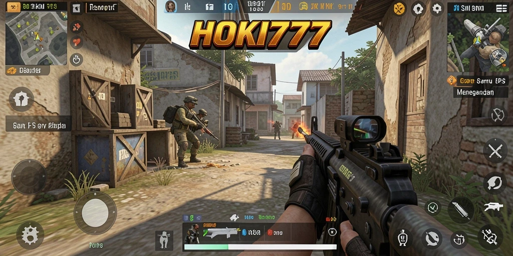 Screenshot dari gameplay HOKI777 menampilkan aksi pertarungan yang mendebarkan.