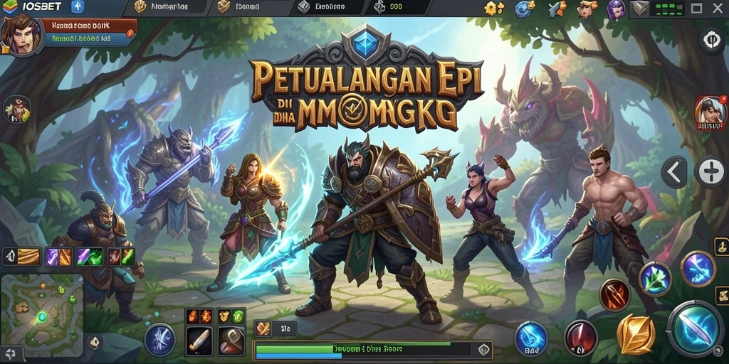 Tampilan gameplay epik dalam dunia <strong>IOSBET</strong> dengan petualangan seru.
