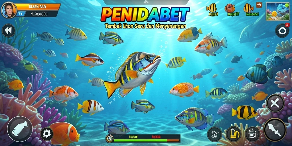 Tangkapan layar gameplay PENIDABET menampilkan aksi menangkap ikan yang mendebarkan.