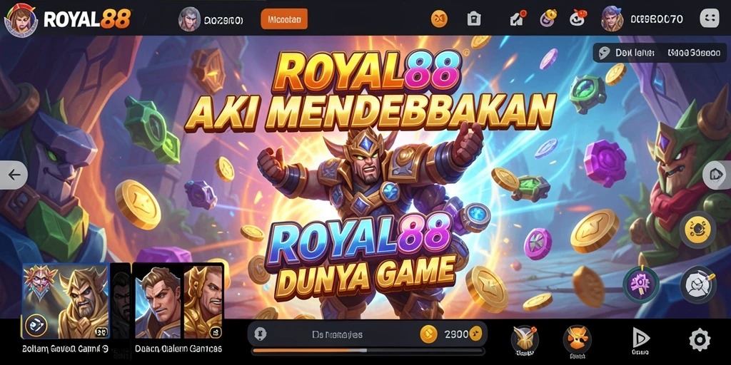 Tampilan penuh aksi dalam gameplay ROYAL88 yang mendebarkan.
