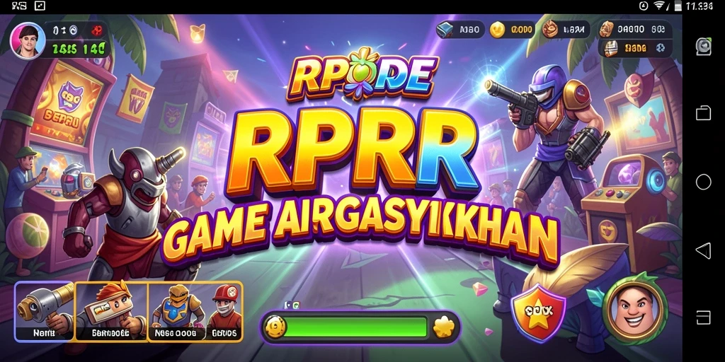 Tampilan gameplay RPRR menampilkan aksi seru dengan rintangan yang menantang.