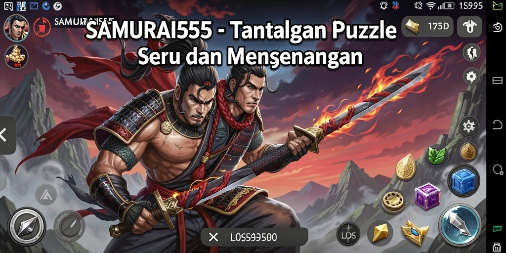 Tampilan gameplay SAMURAI555 yang penuh tantangan dan keseruan.
