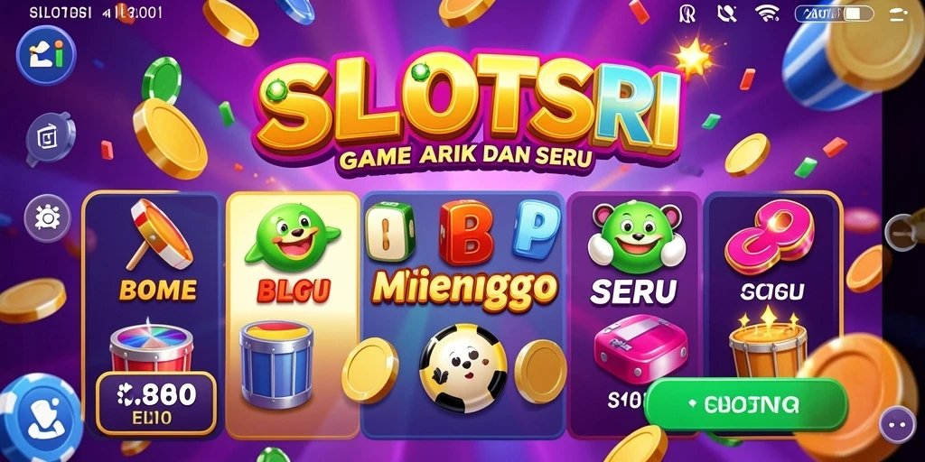 Tampilan gameplay SLOTSRI yang seru dan interaktif dalam Bingo.