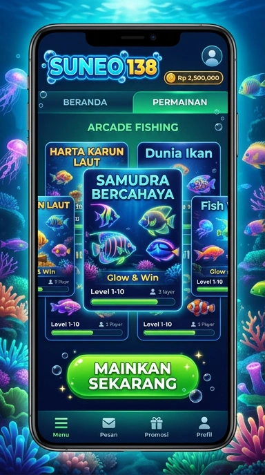 Tampilan antarmuka suneo138 yang menarik dan mudah digunakan.